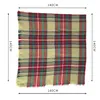 Gros-Femmes Mode Couverture Écharpe Tartan Hiver Écharpe Wrap Châle Plaid Cosy Vérifié Pashmina Cachemire Écharpe Acrylique De Base Châles