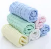 Niemowlę ręczniki na twarz Solidne ściereczki Wrap Baby Muślin Nowonarodzony gaza chusteczka muślinowa bawełniane ręczniki kwadratowe ręcznik
