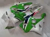 Motorcycle Fairing body kit for KAWASAKI Ninja ZX6R 636 94 95 96 97 ZX 6R 1994 1997 White green Fairings bodywork+Gifts GS39