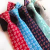 Groom Ties Men's Ties for Suits Paisley Neck Ties Polyester Plaid Necktie Floral Gravata Wedding Tie