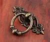 Retro Zinc Alloy Kitchen Drawer Cabinet Door Handle Furniture Knobs Hardware Cupboard Antique Pull Handles Bronze Tone + Screw