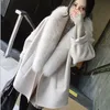 Women's Jackets Autumn Winter Cashmere Overcoat Coats Women Windbreaker Coat Shirt Fashion Loose Casual Big Fur Costs