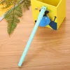 Creative stationery cap cat cartoon gel pen cute swing tail cat learning office gel pen factory outlet LX1983