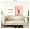 Pink Ananas Paintings Posters Plants Pineapple Wall Art Pictures Nordic Canvas Landscape Painting Modern Living Room Print Home Decoration