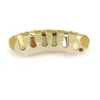 2019 Trade étroit Braces Hip Hop Real Gold plaqué brillant Twill Hiphop Dents Grillz6602629