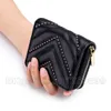 New Arrival Designer Genuine Leather Wallet Card Holder Fashion Coin Purses Handbags Female Bag Multi-Function Mini Wallets Cowhide Purse