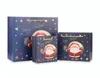 Julklapp Papper Bag Merry Christmas Gift Tote Box Santa Claus Tryckt Merry Christmas Party Celebration Presenter