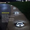 Solar Deck Lights Driveway Dock LED Light Solar Powered Outdoor Waterproof Road Markers for Step Sidewalk Stair Garden Ground Pathway Yard