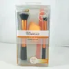 Brand Real Make-up-Pinsel-Starter-Set, Modellierpuder, Sam's Picks Blush Foundation, flaches Cremepinsel-Set