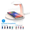 شاحن لاسلكي Qi جديد لشحن البطاريات لشحن iPhone XR / Max / XS / X / 8 / 8P / HUAWEI / Samsung مع مصابيح تحكم RGB LED