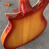 Boyun Vücut RIC 660 12 String Cherry Sunburst TM Petty Ele Guitar Parlatıcı Vernik Kırmızı Klavye Dama Tahtası BINKIN1425511