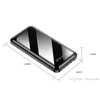 Power Bank portatile 20000Mah Carica rapida Schermo intero BUSTINE 4 Cavi Batteria esterna per Xiaomi Samsung6902767