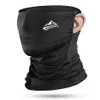 Ciclismo meia máscara facial upf50 equitação pescoço gaiter resfriamento gelo seda pescoço envoltório poeira proteção solar ciclismo headgear3619099