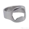 Rvs Flesopener Ring Bier Bar Tool Creatieve Veelzijdige Vinger Flesopener Ring Party Ring Keuken Bar Gereedschap6840497