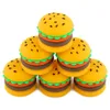 Barattolo per hamburger in silicone da 5 ml Barattoli antiaderenti Scatola per olio Vaporizzatore per contenitori di olio di cera concentrata