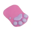 Amor escritório garra gato silicone personalidade criativa personalizada pulso pad mouse pad PU almofada de pulso 7 cores Dhl livre