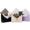 Creative environmentally friendly white cardboard envelope flower box folding flowers rose soap flower gift box packaging Christmas SN961