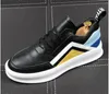 도착 봄 남성 화이트 컬러의 캐주얼 신발 패션 앞으로 라운드 발가락 통기성 평면 플랫폼 흰색, 파란색 로퍼 EUR 크기 : 38-43