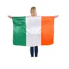 Irland-Flagge Cape 90x150cm Polyester-Drucken New Irish Land Nationale Körper Flagge Banner 3x5ft für Indoor Outdoor Nutzung 1.5x0.9m Capes