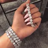 18k white gold tennis bracelet