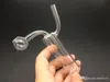 Grand mini brûleur à mazout en verre Bong à eau pour les plates-formes pétrolières dab Bongs Cendrier Pipe à narguilé Pipe à eau de brûleur à mazout