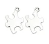 200 teile/los Antik Silber Überzogene Puzzle Charm Anhänger Schmuck Zubehör Machen Armband DIY 18x15mm