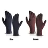 Gants tricotés doublés à la mode, chauds, minimalistes, confortables, pour hommes et femmes, doigts à écran tactile, pour SmartPhones, 8765284, hiver