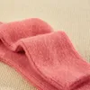 mujeres de lana de lana de conejo gruesa calcetines calcetines invierno sólido otoño engrosamiento caliente de cordero térmica llanuras dulces calcetín LJJA2637-11