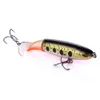 HENGJIA 8 Stück Whopper Plopper 100 mm 13,5 g künstlicher Top-Wasser-Angelköder rotierender Schwanz Pesca Tackle