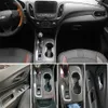 Autocollants pour Chevrolet Equinox Interior Panneau de commande central Panneau de porte Poignée en fibre de carbone Autocollants autocollants ACCESSORIE STYLE