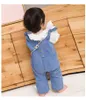 Nouveau été infantile bébé garçons barboteuse filles enfants Onesies Denim barboteuses combinaisons enfant body 14810