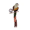 Parrot Spilla Pins Lega di cristallo Perla Abbigliamento Decorazione Gioielli Processo di caduta Spilla uccello Pin Gioielli di moda