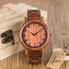 Orologi da polso BOBO BIRD Orologio da uomo in legno Promozione Uomo Quarzo in legno Relogio Masculino San Valentino In confezione regalo