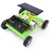 DIY 태양 전기 자동차 소규모 과학 실험 물리학 발명 퍼즐 장난감
