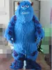 2019 Factory Sale Hot Blue Monster Cartoon Character Mascot Costume for Adult