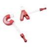 135mm Metal Smoking Hand Pipe Letter ABC Glass Bowl Glass Pipe Tube Metal Mouth Piece For Travel