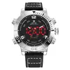 Luksusowa marka kwarcowa Weide Man Casual Quartz Ruch LED Digital Analog Nylon Pasp Camuflage Dial Na rękawe Relogio Masculino9300976