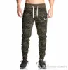 Nouveau Pantalon de survêtement ajusté décontracté Pantalon de sport de camouflage Pantalon de sport pour hommes Joggers Pantalon de survêtement élastique Gym Bodybuilding Pantalon de survêtement 1505163