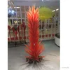 Customized European Blue Decorative Floor Lamps Interior Outdoor Flower Tree Sculpture crystal stand lamp LED