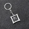 6 models photo frame keychain alloy locket lover picture key chain key rings heart pendants for women men anniversary present