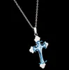 EPACKET DHL Modieuze Christian Electroplate Drop Oil Cross Hanger Necklace Dan20 Mix Order Panthanger Kettingen