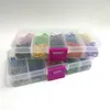 600 pcs 20 Colors Assorted Bulb Safety Pins Knitting Stitch Markers with Storage Box Clothing accessories tag pin Gourd pin225j