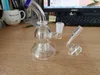 Nouvelle arrivée 5,5 pouces pneu bleu intérieur mini verre eau bangs 14,4 mm banger fumer narguilés