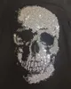 2023 NOWOŚĆ Summer Mens Designer T Shirt Niemiecki Rock Punk Fashion Style Diamond Big Skull T Shirt Marka Ubranie Tshirts Jakość Hip7203068