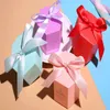 Nouveau créatif bleu ciel hexagone boîte-cadeau de mariage boîte de papier de chocolat boîte-cadeau de fête de bonbons paquets de cadeaux de vacances à choisir
