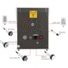 6in1 40K 초음파 Cavitation 슬리밍 기계 8 패드 레이저 진공 RF 지방 흡입 스킨 케어 살롱 스파 미용 장비