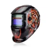 Maschera per saldatura elettrica del casco con maschera protettiva per saldatura leggera automatica ad energia solare completamente automatica