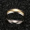 Silver Gold Mens Womens Titanium Steel Band Anching Rings Graving5120421