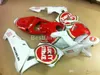 Kit de carénage pour Honda CBR600RR 05 06, moule d'injection gratuit, 7 cadeaux, ensemble de carénage blanc rouge CBR600RR 2005 2006 FF22