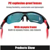Fashion Gub 5300 Polarise Cycling Designer Glass Glasses avec 3 objectifs UV400 Protection 3 couleurs Couleur claire Lunettes de soleil 683